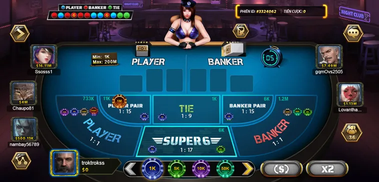 Trải Nghiệm Đỉnh Cao Baccarat Super 6 Tại Gem88 Với Công Nghệ Cá Cược Hiện Đại