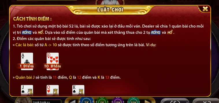 Trải Nghiệm Kịch Tính Rồng Hổ Tại Gem88 Với Tỷ Lệ Thắng Cực Cao Nhất