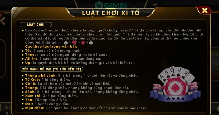 Trải Nghiệm Đỉnh Cao Xì Tố Tại Gem88 Với Công Nghệ Livestream Chân Thực Nhất